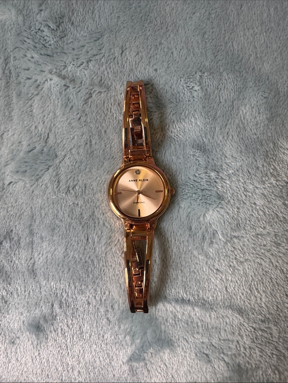 Anne Klein Rose Gold-Tone Women's Bracelet Watch